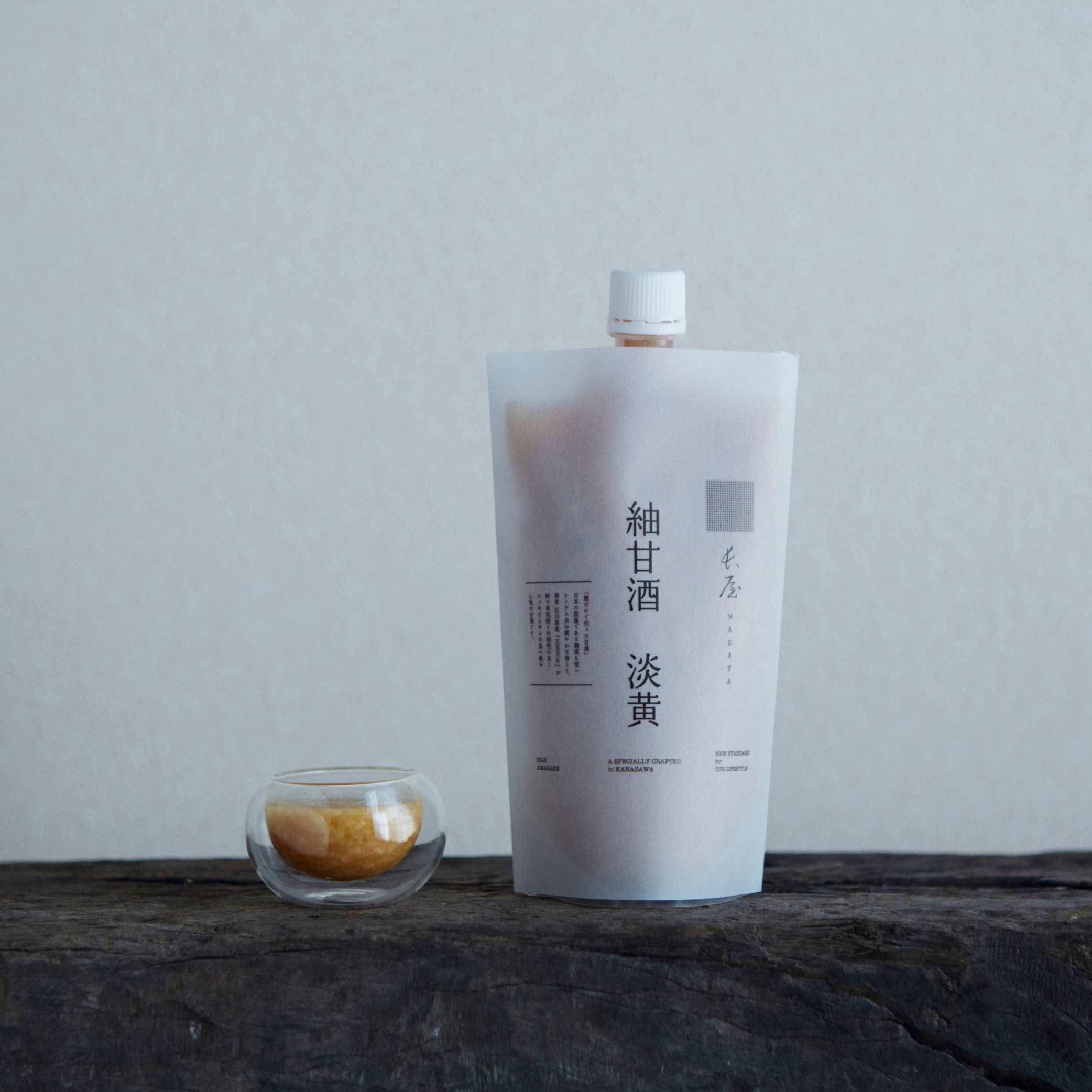 紬甘酒/淡黄 400g